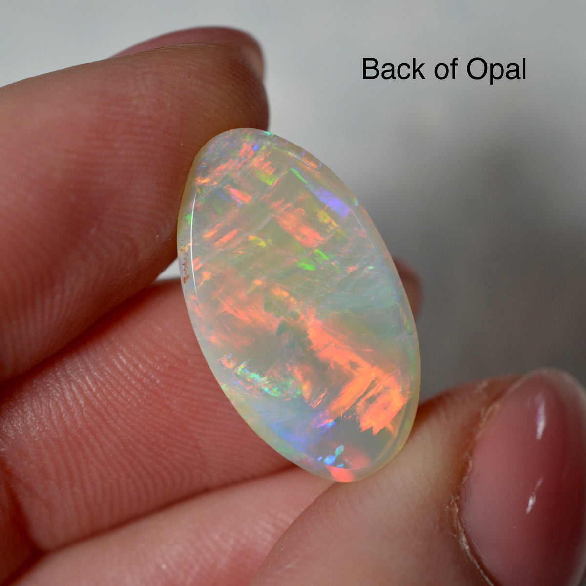8.24ct Red Crystal Oval