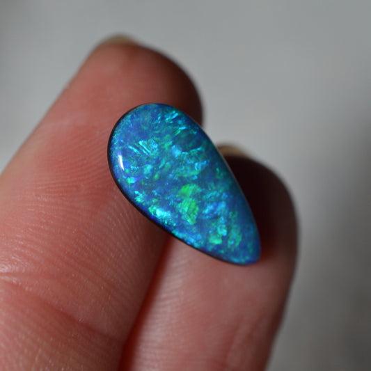 Domed Blue Doublet Drop