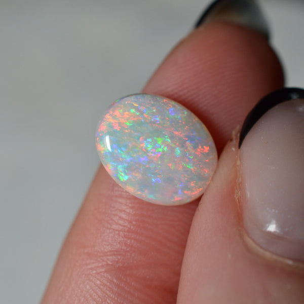 2.43ct Glitter Rainbow Oval