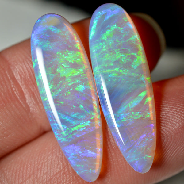 10.32ct Vivid Symmetrical Drop Pair