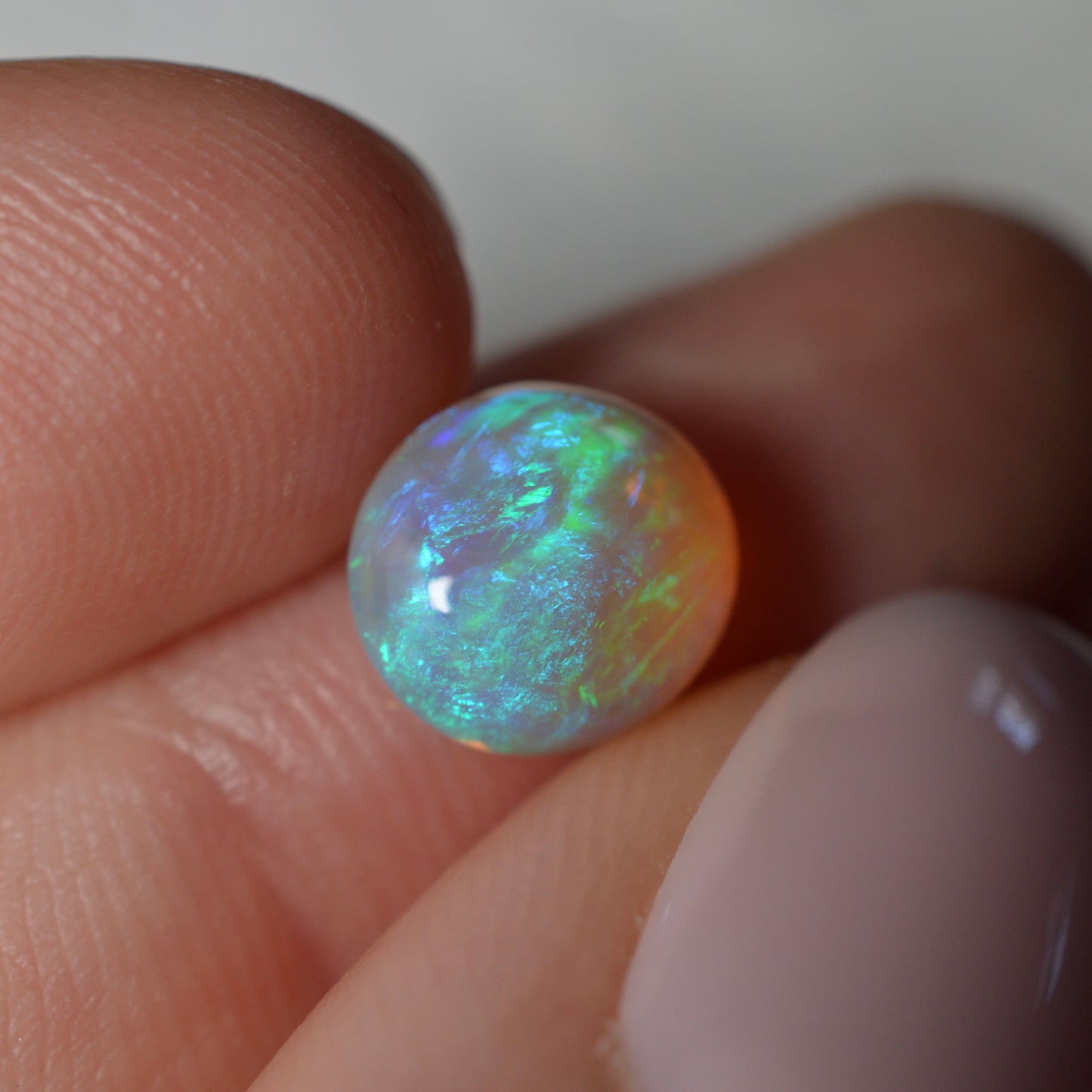 1.80ct High Domed Blue Crystal Oval