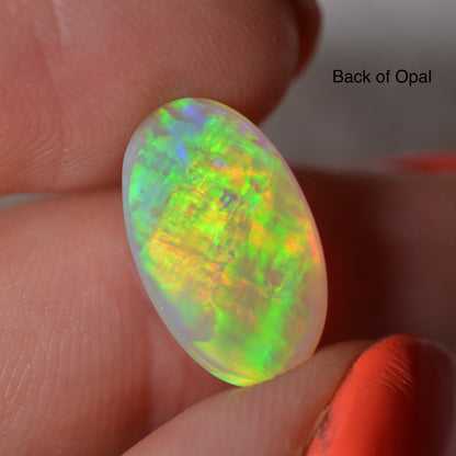 4.31ct Neon Straw Pattern Oval