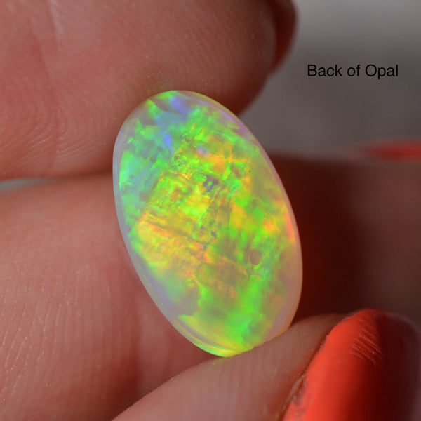 4.31ct Neon Straw Pattern Oval