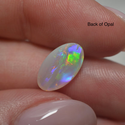 2.16ct Unique Purple & Gold Oval