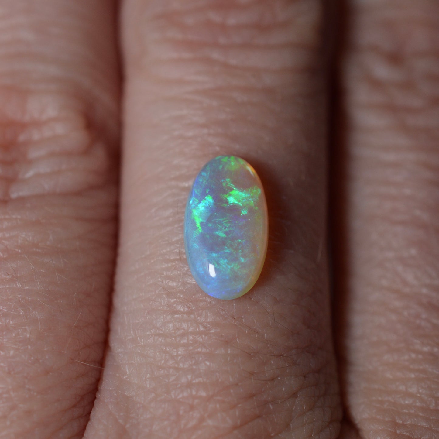 1.45ct Deep Blue Crystal Oval