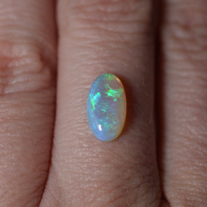 1.45ct Deep Blue Crystal Oval