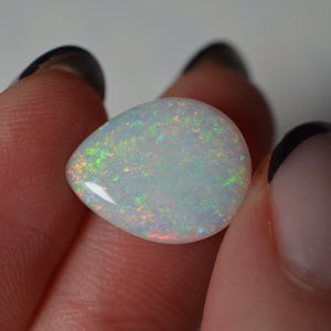 3.95ct White Rainbow Pastel Drop