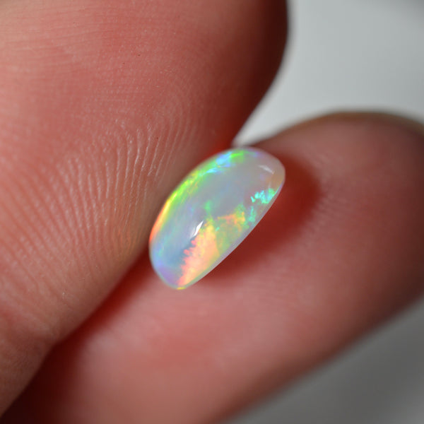 1.42ct Intense Double Rolling Flash Crystal Oval