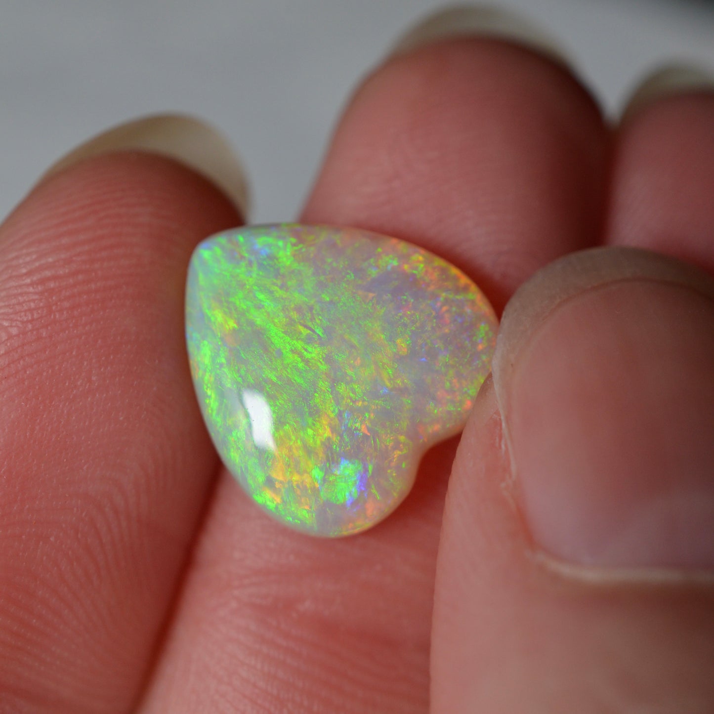 4.86ct Vivid Domed Heart