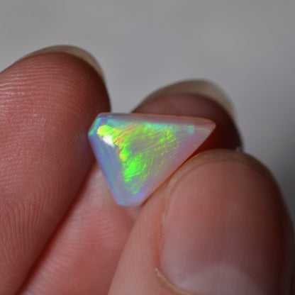 2.38ct Vivid Neon Triangular Crystal