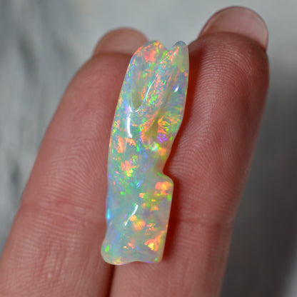 13.75ct A++ Gem Quality Rainbow Pipe