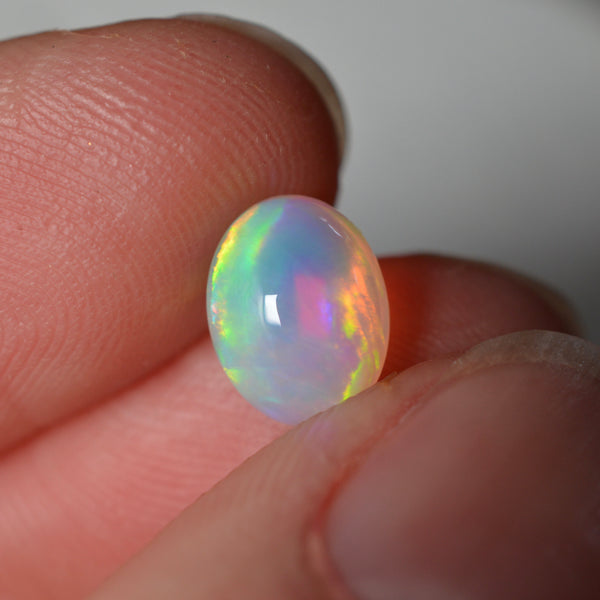 1.42ct Intense Double Rolling Flash Crystal Oval