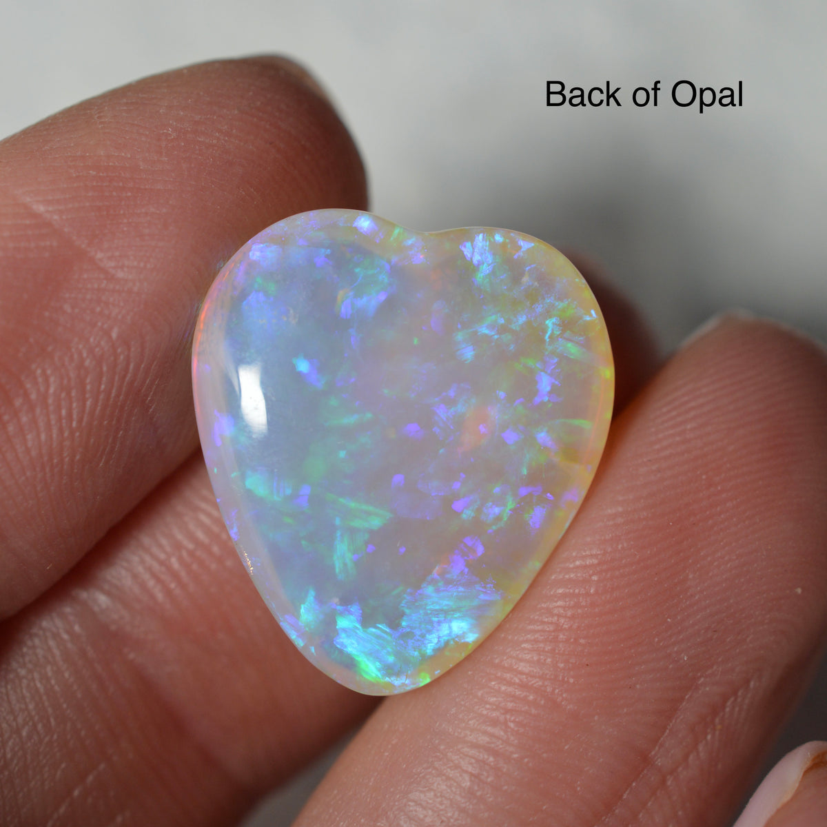 13.10ct Large Domed Bubble Vivid Heart