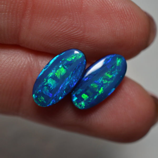 13mm Opal Doublet Pair