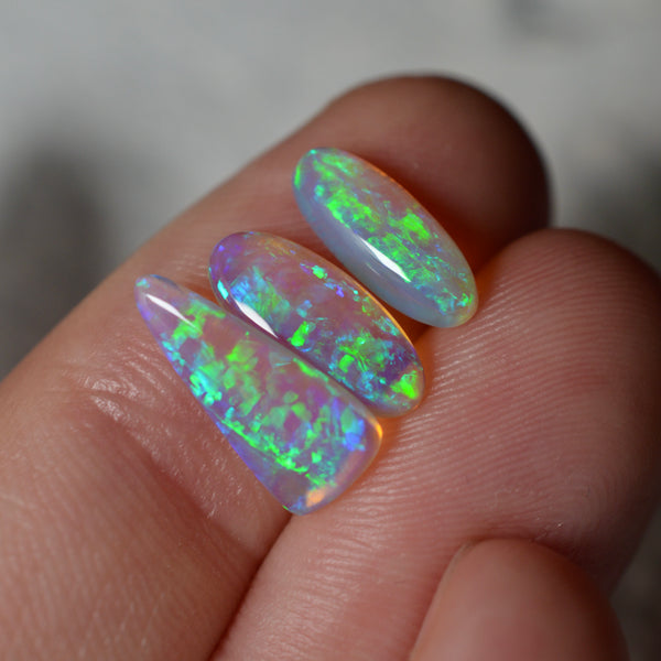 2.75ct Deep Blue Crystal Set