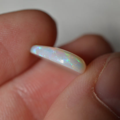 3.72ct White Rainbow Pastel Heart