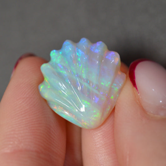 9.30ct Carved Opal Shell