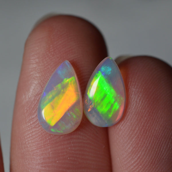 1.69ct Neon Symmetrical Drop Pair