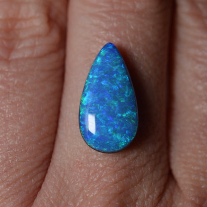 Domed Blue Doublet Drop