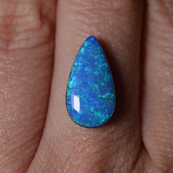 Domed Blue Doublet Drop