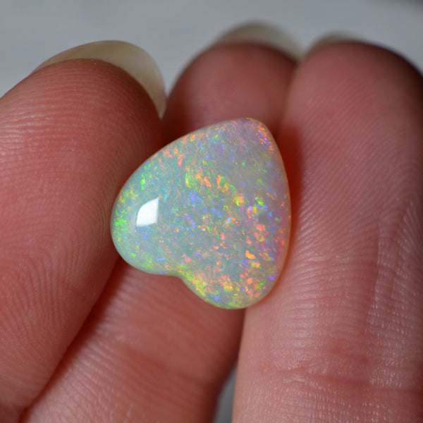 4.70ct Rainbow Pinfire Heart