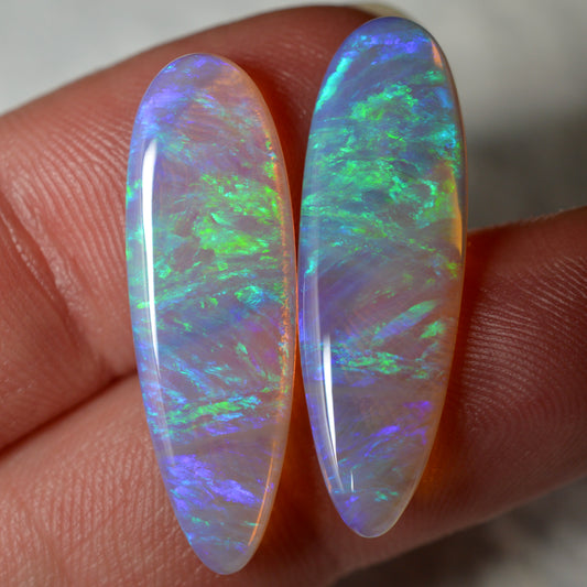 10.32ct Vivid Symmetrical Drop Pair