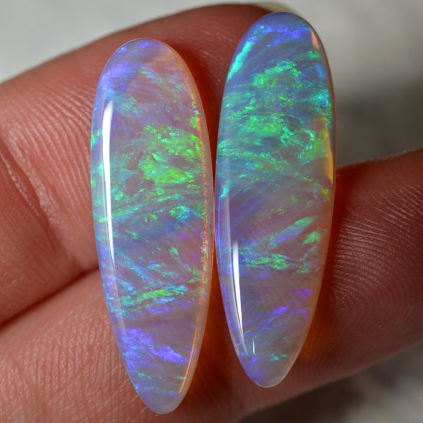 10.32ct Vivid Symmetrical Drop Pair