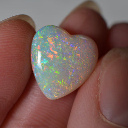 4.70ct Rainbow Pinfire Heart