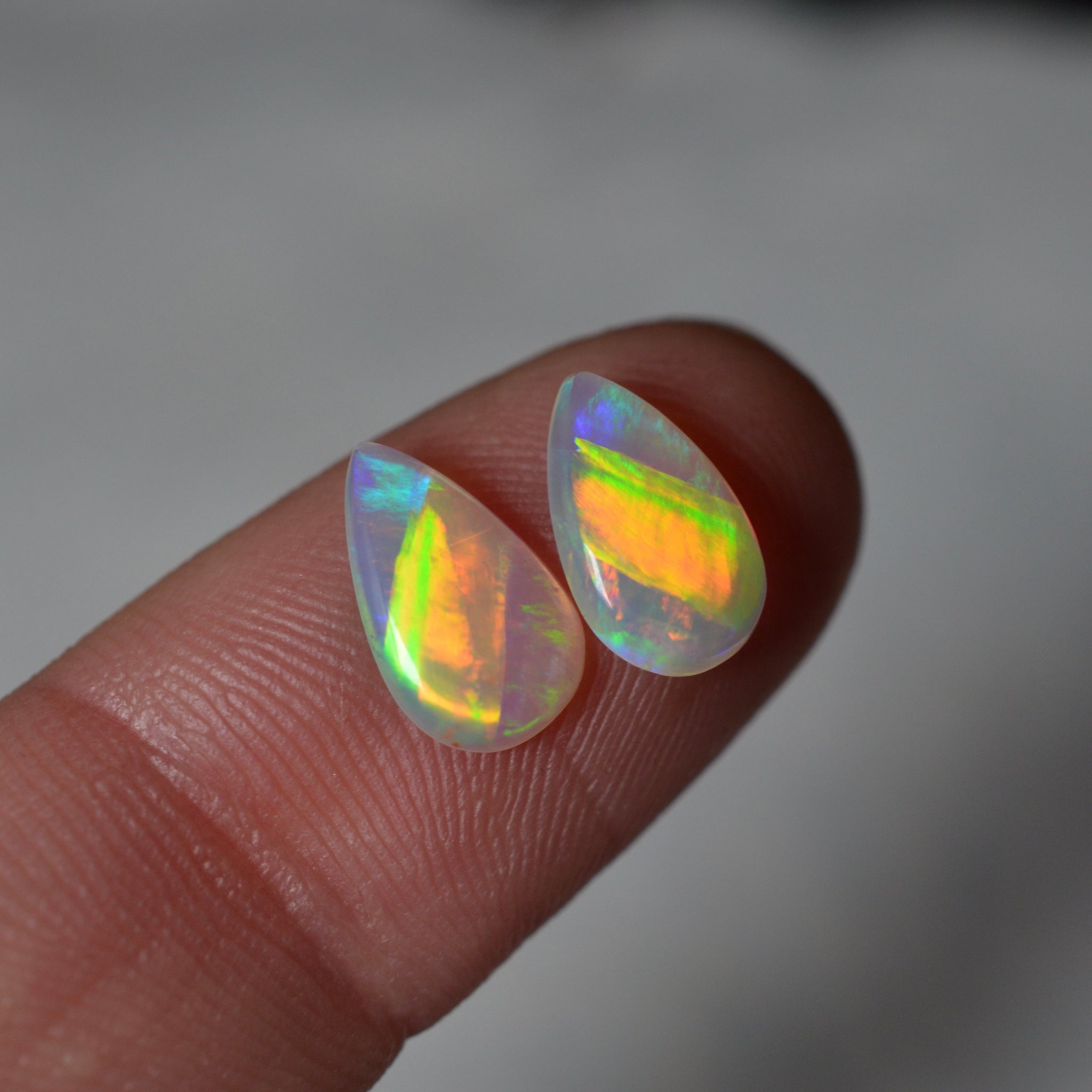 1.69ct Neon Symmetrical Drop Pair