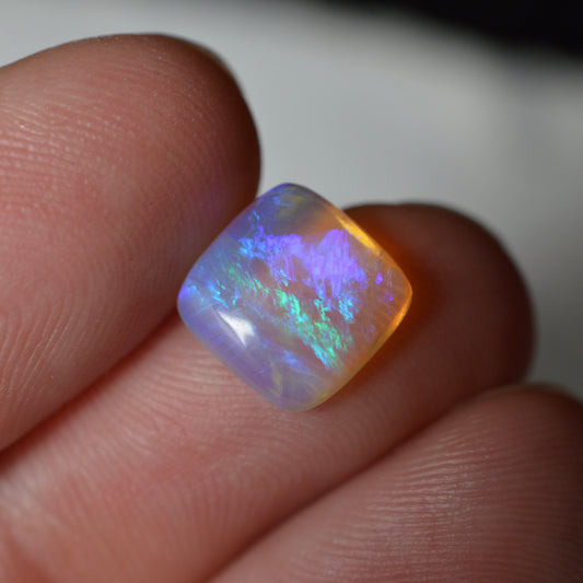 2.00ct Blue/Purple Crystal Cushion