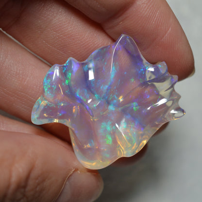 37.63ct Hand Carved Crystal Gem