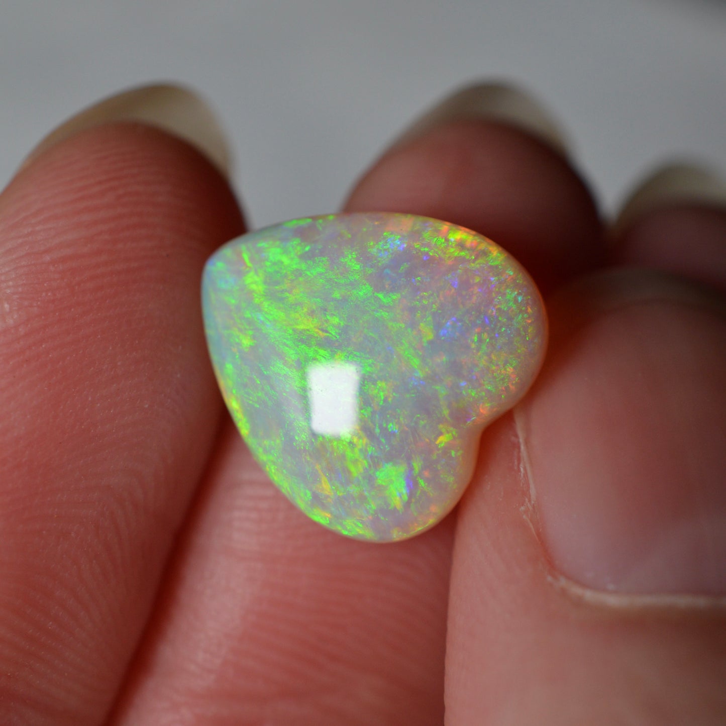 4.86ct Vivid Domed Heart
