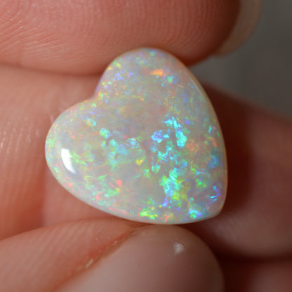 3.80ct Vivid Pastel Rainbow Heart