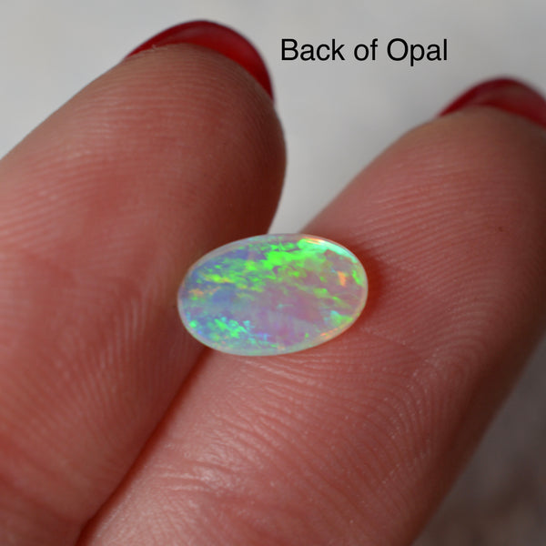 0.89ct Vivid Crystal Oval