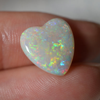 3.80ct Vivid Pastel Rainbow Heart