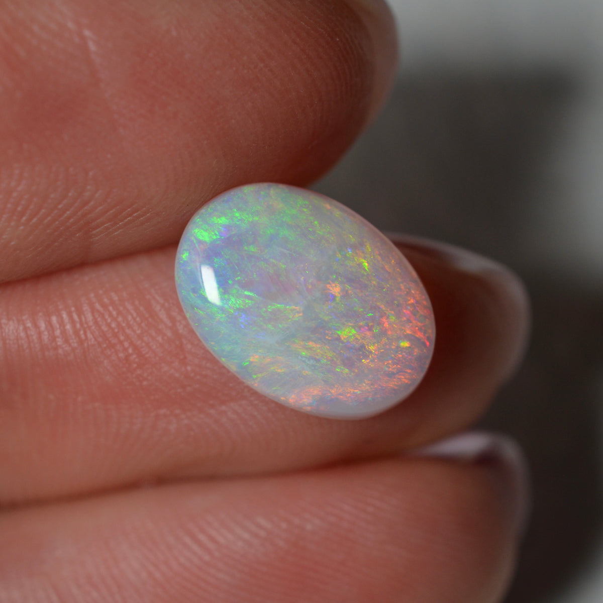 2.03ct Rainbow Ombre Crystal Oval