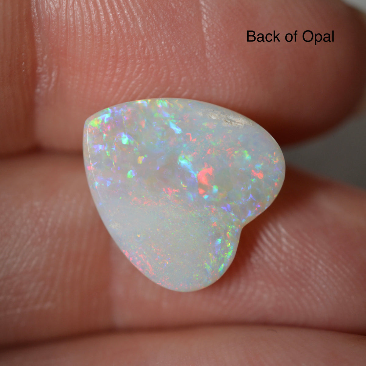 3.80ct Vivid Pastel Rainbow Heart