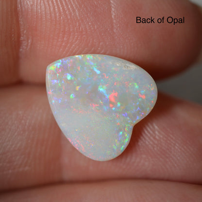 3.80ct Vivid Pastel Rainbow Heart