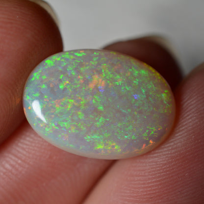 4.33ct Green Glitter Oval