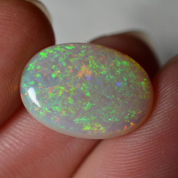 4.33ct Green Glitter Oval