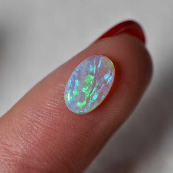 0.89ct Vivid Crystal Oval