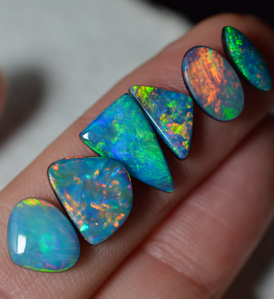 6 Opal Doublet Parecl