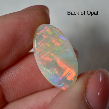 8.24ct Red Crystal Oval