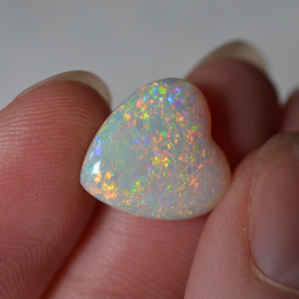 4.70ct Rainbow Pinfire Heart