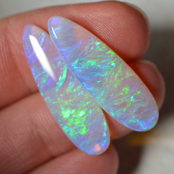 10.32ct Vivid Symmetrical Drop Pair