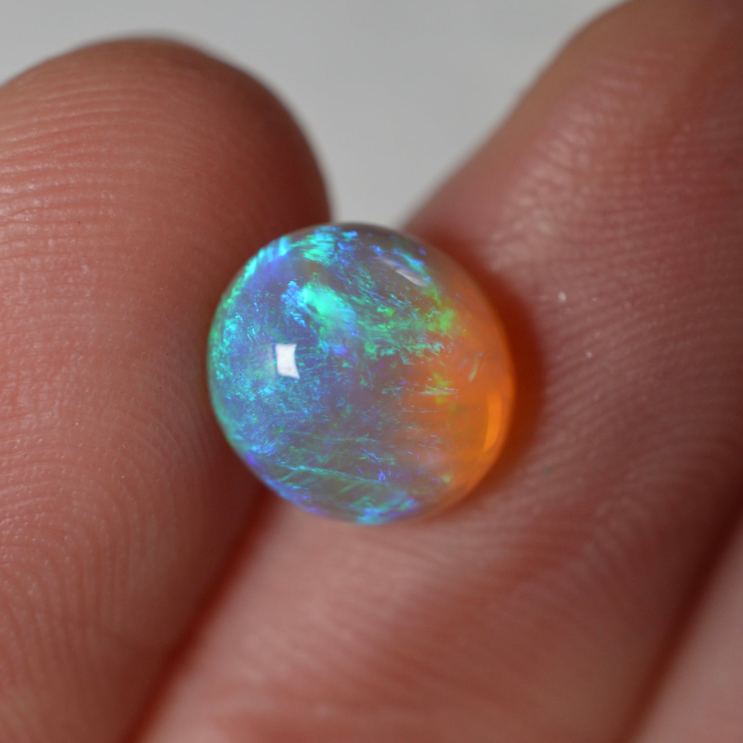 1.80ct High Domed Blue Crystal Oval