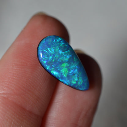 Domed Blue Doublet Drop