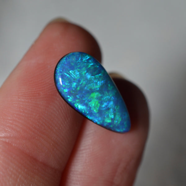 Domed Blue Doublet Drop