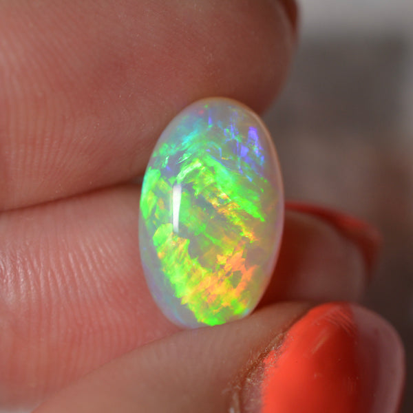 4.31ct Neon Straw Pattern Oval