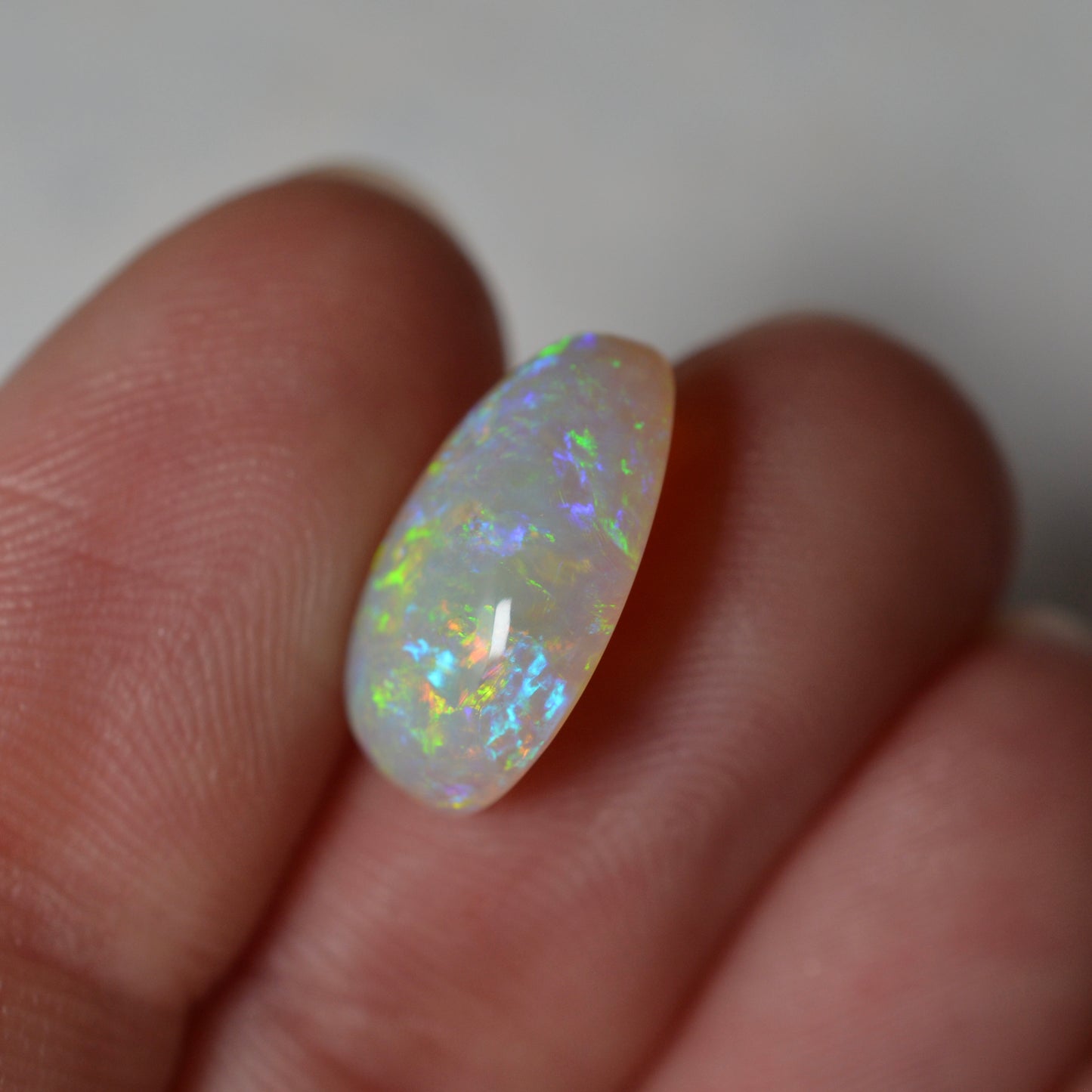 4.51ct Dark Crystal Rainbow Drop